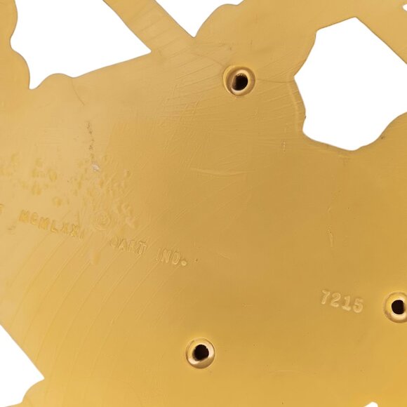 1970’s Hollywood Regency Gold Wall Plaques Set Of Two Dart Industries Syroco - Picture 6 of 14